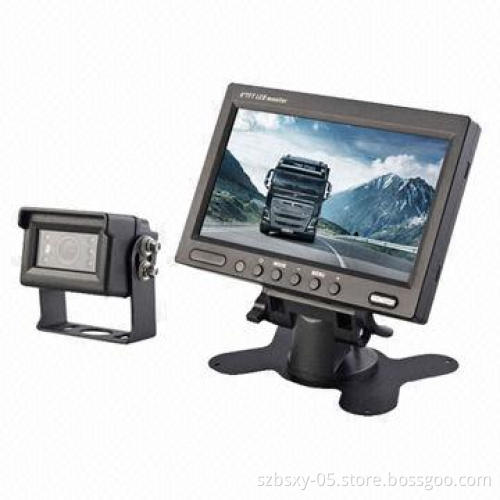 Auto car rear-view system with 7-inch Monitor Rear View Cameras for RV Trucks